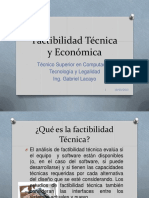 Factibilidadtecnicayeconomica 130310091757 Phpapp02 PDF