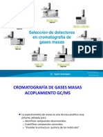 Selección de Detectores en Cromatografía de Gases y Masas