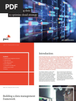 PWC Managing Data Optimise Cloud Strategy PDF