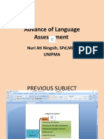 Advance of Language Assessment Tools