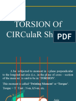 Torsion of Circular Shafts