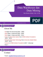 1-Data Mining Dan Data Warehouse (Pengenalan)