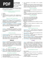 Credit Transactions: Notes On Bailment