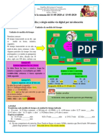 Clases de La Semana Del 11-05-2020 Al 15-05-2020 Docente Vinayde Duque Proyecto: Familia y Colegio Unidos Vía Digital Por Mi Educación Matemática