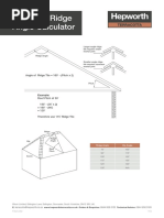 Ridge Angle Calculation Guide | PDF | Roof | Economic Sectors