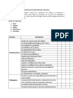 Evaluación infraestructura educativa Colegio Francisco Bueno Zapata