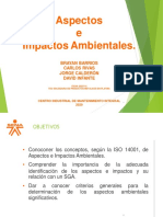 Aspectos e Impactos Ambientales ISO 14001