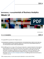 Week 12: BAFBAN1: Fundamentals of Business Analytics