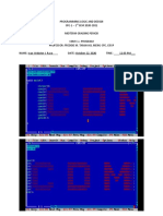 CDM - C++ Program