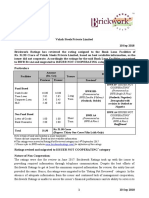 Rating Rationale: Facilities Amount (Rs. CRS) Tenure Rating Previous Present Previous Present BWR B+