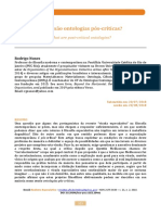 O que são as ontologias pós críticas.pdf