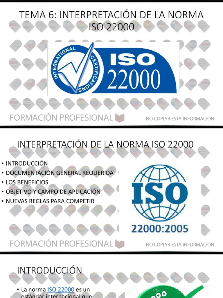 Clase 6 Interpretacion Norma ISO 22000 | Descargar gratis PDF ...
