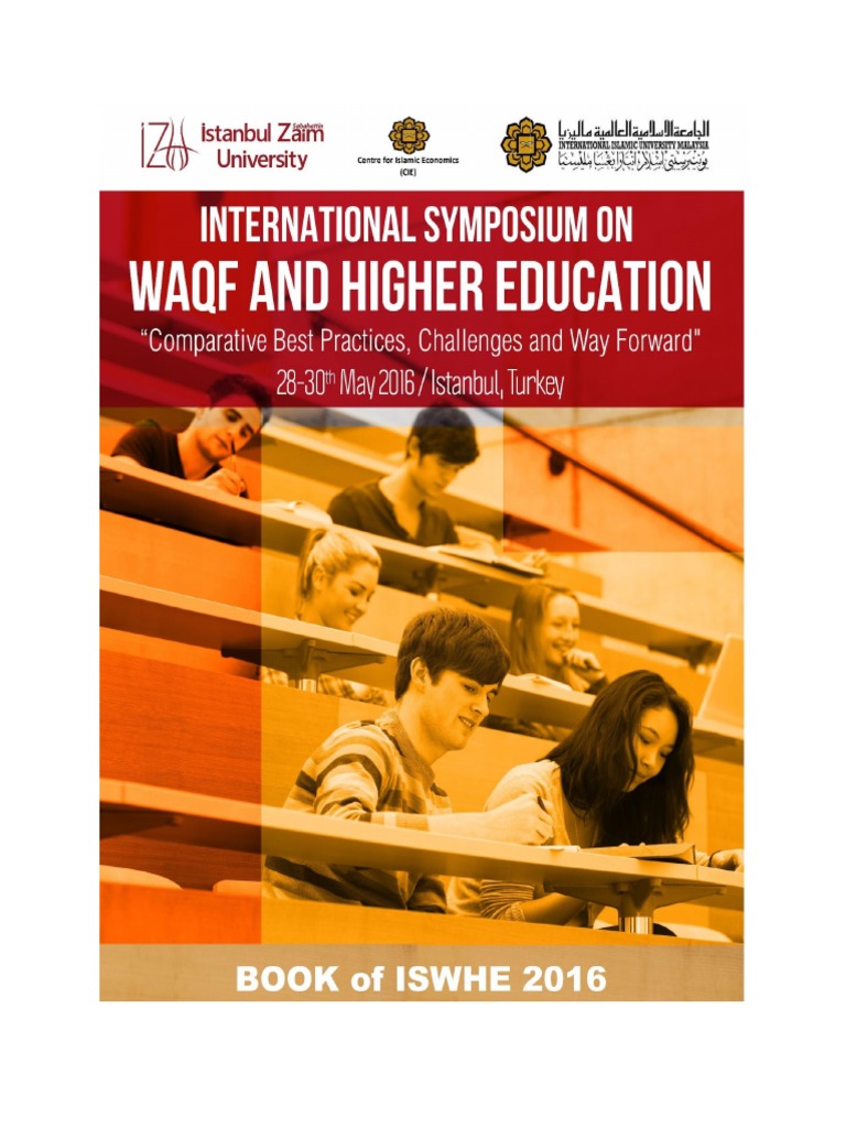 International Symposium On Waqf And Higher Pdf Ottoman Empire Financial Endowment