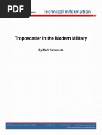 Troposcatter in The Modern Military: by Mark Yamamoto