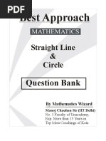 Best Approach: Straight Line & Circle