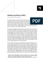 .Paper - Modeling Long Memory in REITs