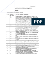 Annexure - II Comments On BHEL's Offer No - IS-1-06-999014 For Package SE-21 Power Distribution Equipment