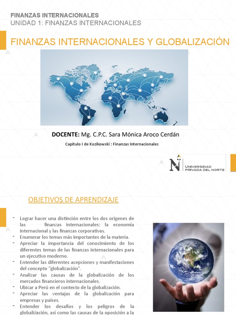 Finanzas Internacionales y Globalización | PDF | Finanzas ...
