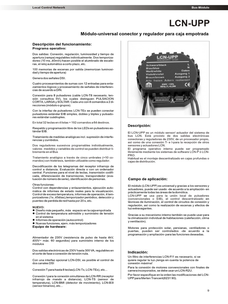 001 Bus Module2 PDF | PDF | Relé | Sensor
