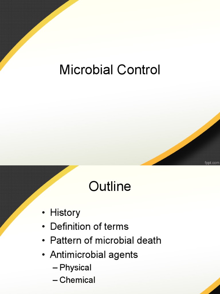 Microbial Control Methods and History | PDF | Sterilization ...