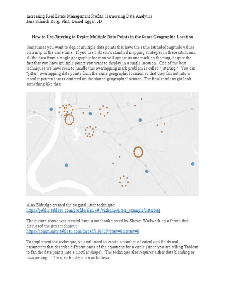 How To Use Jittering To Depict Multiple Data Points in The Same ...