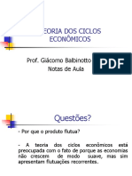 Aula 14 Teoria Dos Ciclos Econômicos