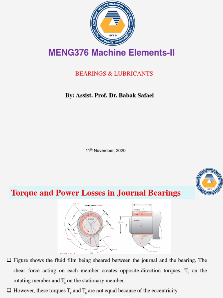Bearings and Lubricants in Engineering | PDF | Bearing (Mechanical ...