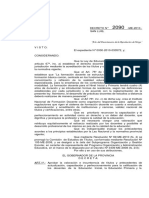Decreto #2090-ME-2010 PDF