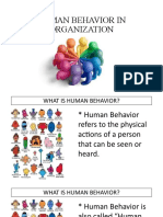 Overview To Human Behavior in Organizations 19