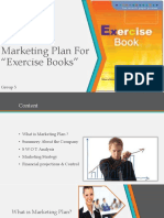 Marketing Plan For "Exercise Books": Group 5