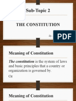 2.2. The Constitution