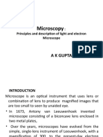 Microscopy Principles: Light and Electron Microscope Basics