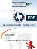 Presentation on Thermal Oxidation Technologies for Process Combustion Corporation