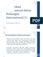 Definisi Komunikasi Internasionl