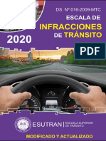Escala de Infracciones 2020 PDF