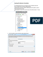 Creating File Cabinets in Docuware