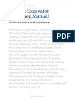 Yanmar Excavator Workshop Manual PDF