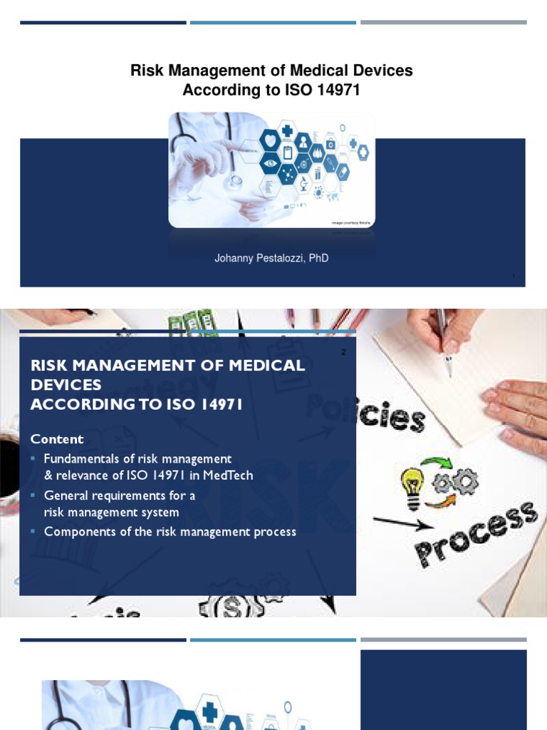 ISO 14971 Risk Management for Medical Devices | PDF | Risk Management ...