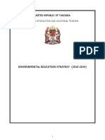 Environmental Education Strategy (2010-2014) : United Republic of Tanzania