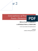 Conceptions of Poetry Seminar Guide