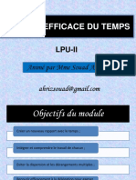 LP Ii Gestion Efficace Du Temps PDF