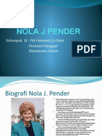 Falsafah Nola J Pender Power Point