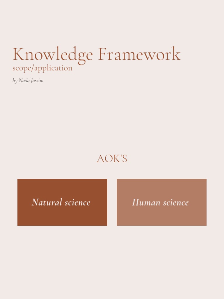 Knowledge Framework | PDF