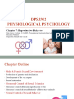 DPS3502 Physiological Psychology: Chapter 7: Reproductive Behavior
