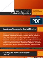 Lecture 2 Construction Project Goals and Objectives
