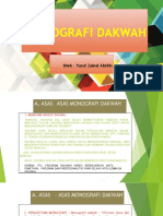 Monografi Dakwah