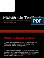 Multigrade Teaching