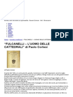 FULCANELLI - L'UOMO DELLE CATTEDRALI - Di Paolo Cortesi - Arte Di Essere