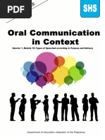 Oral Communication in Context MODULE-10-TYPES-OF-SPEECHES-ACCD-TO-PURPOSE-DELIVERY PDF