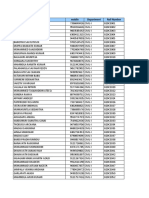 Name Mobile Department Roll Number